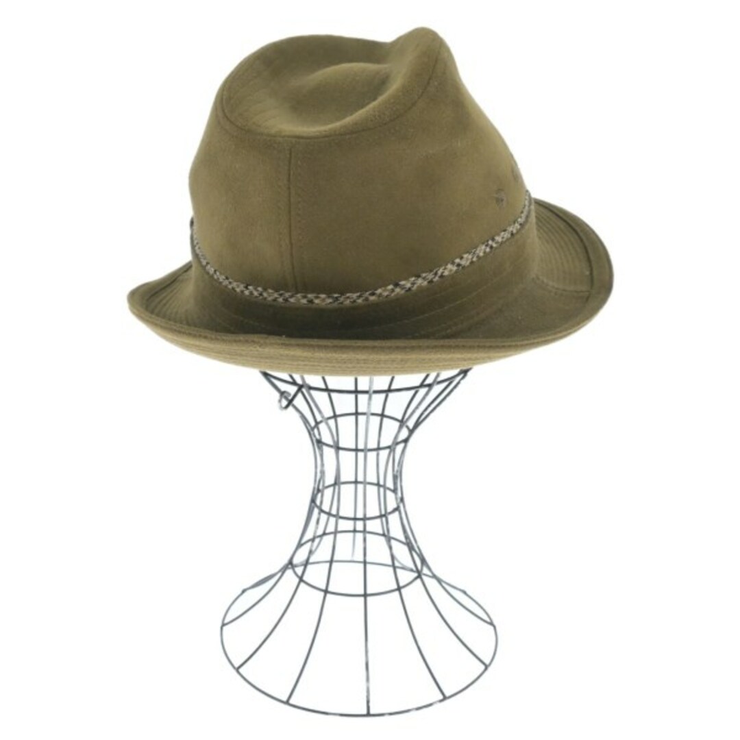Borsalino - Borsalino ボルサリーノ ハット 58 カーキ 【古着】【中古
