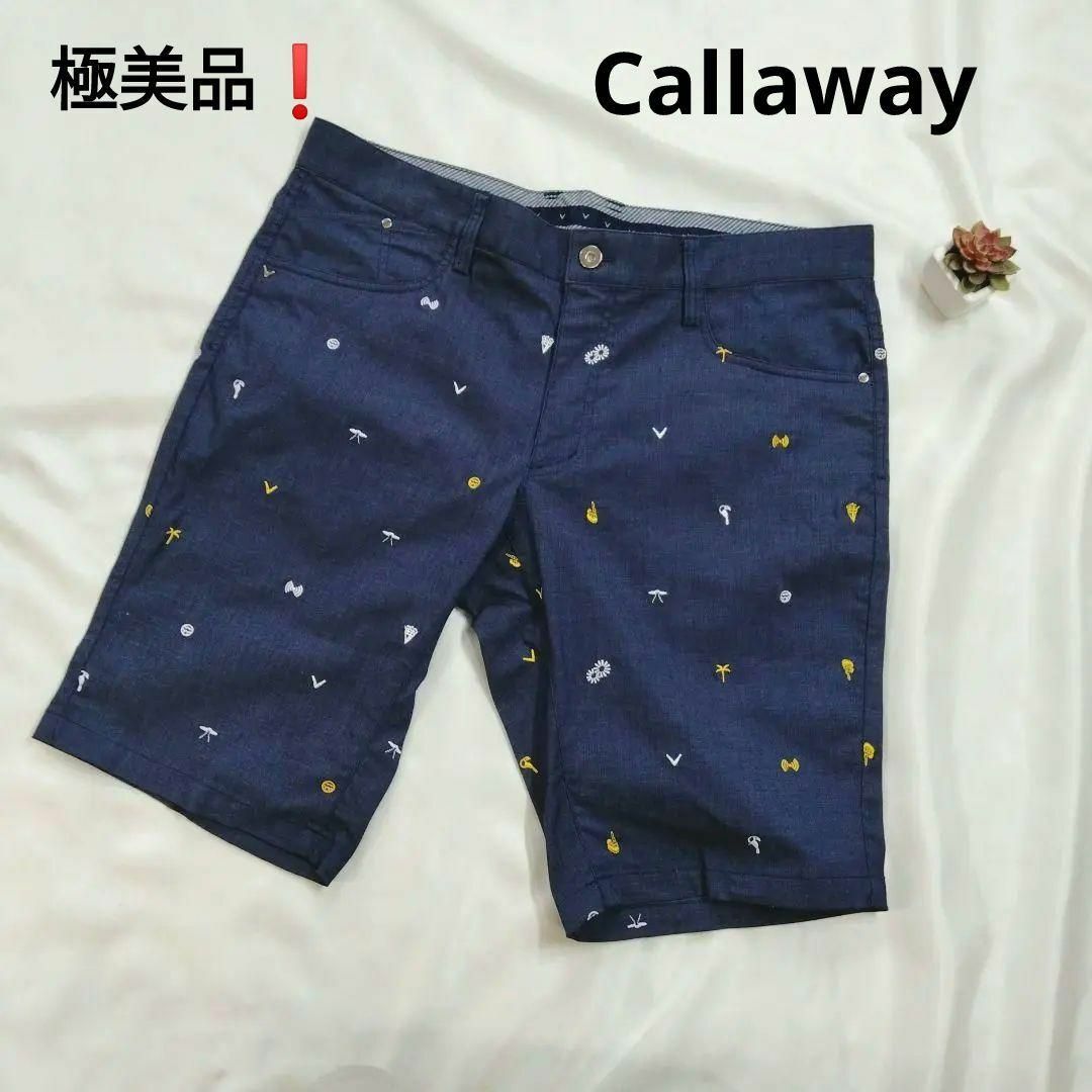 ソフトパープル 美品 キャロウェイ(Callaway Golf)ハーフパンツ サイズ