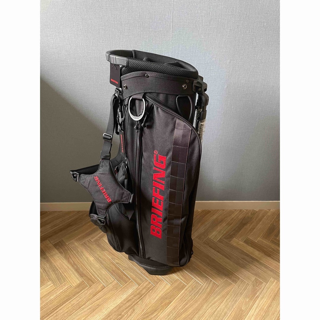 BRIEFING(ブリーフィング)の新品 BRIEFING GOLFブリーフィングゴルフ キャディバッグCR-4 黒 スポーツ/アウトドアのゴルフ(バッグ)の商品写真