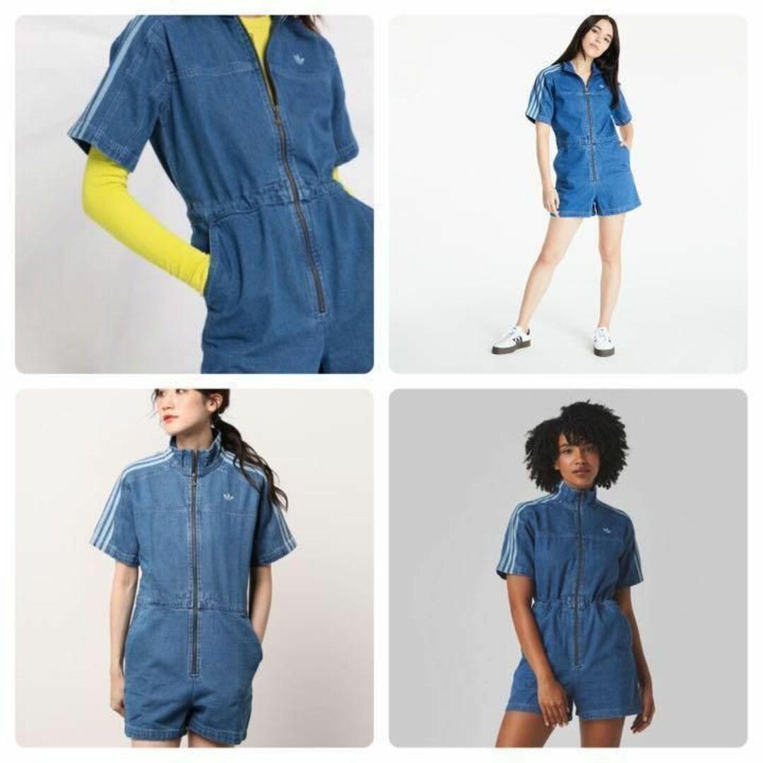 激レア 新品 adidas デニム オールインワン NiziU マヤ着用モデル-