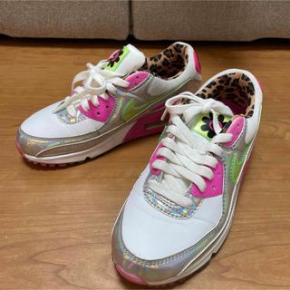 ナイキ(NIKE)の美品　ナイキ　WMNS AIR MAX 90 LASER エアマックス90(スニーカー)