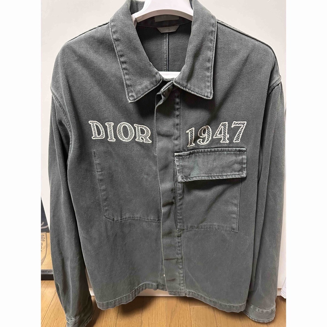 dior homme ブラックデニムシャツ 20aw