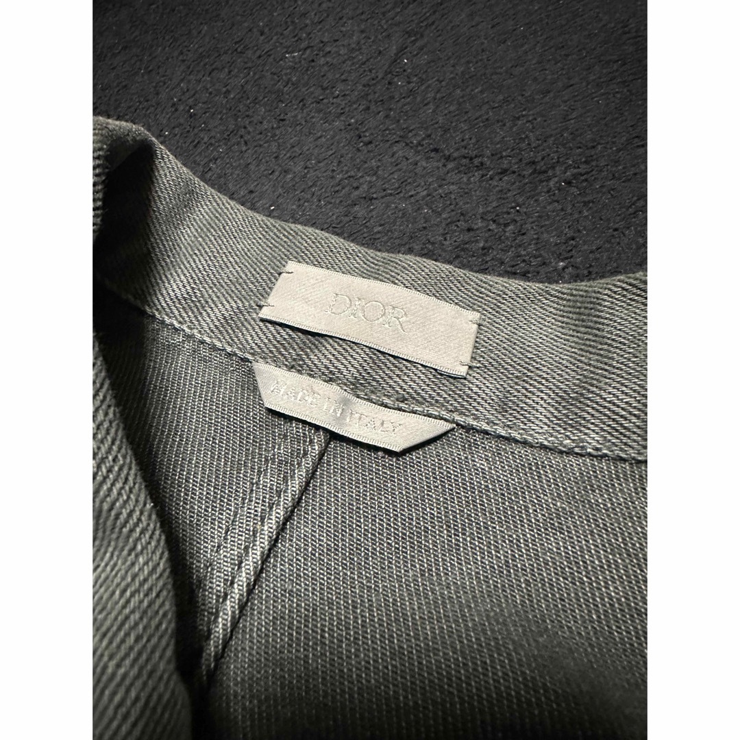 dior homme ブラックデニムシャツ 20aw