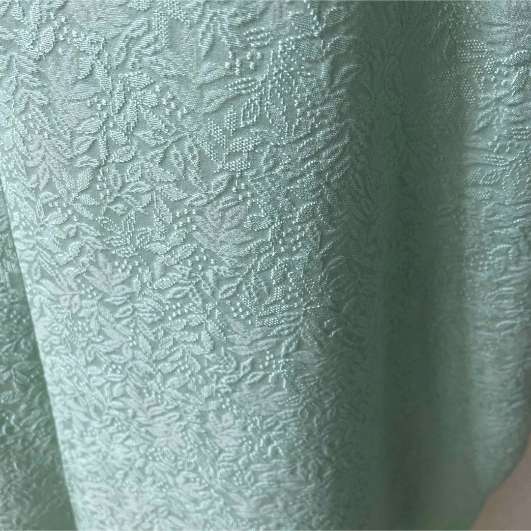 正絹シルク★着物リメイク 和洋服 チュニック ワンピース 色無地 レディースの水着/浴衣(着物)の商品写真