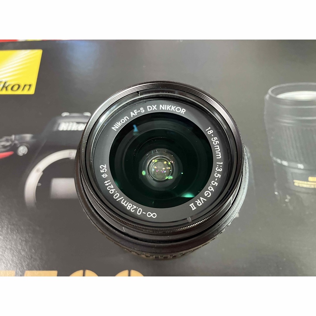 Nikon(ニコン)のNikon D5500 ダブルズームキット BLACK スマホ/家電/カメラのカメラ(デジタル一眼)の商品写真