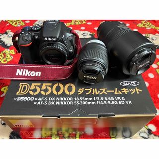 Nikon - Nikon D5500 ダブルズームキット BLACKの通販 by MAD COMPANY