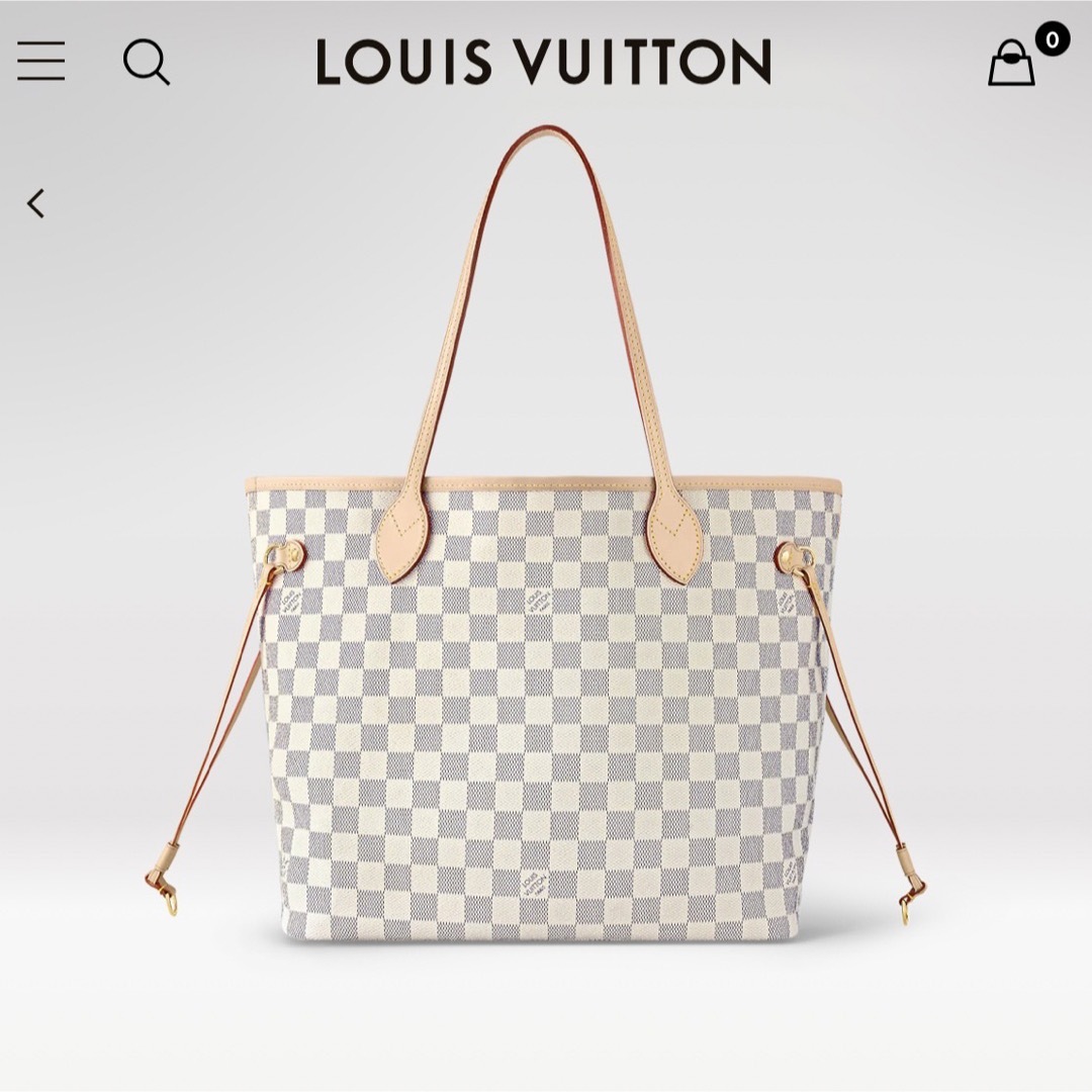 ポイント5倍】LOUIS VUITTON - ルイヴィトン ネヴァーフル mm ベージュ ...