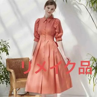 And Couture - and couture ウエストタックバックリボンシャツ