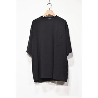 コモリ(COMOLI)の新品 23SS COMOLI サマーウール天竺 Tシャツ チャコール(Tシャツ/カットソー(半袖/袖なし))