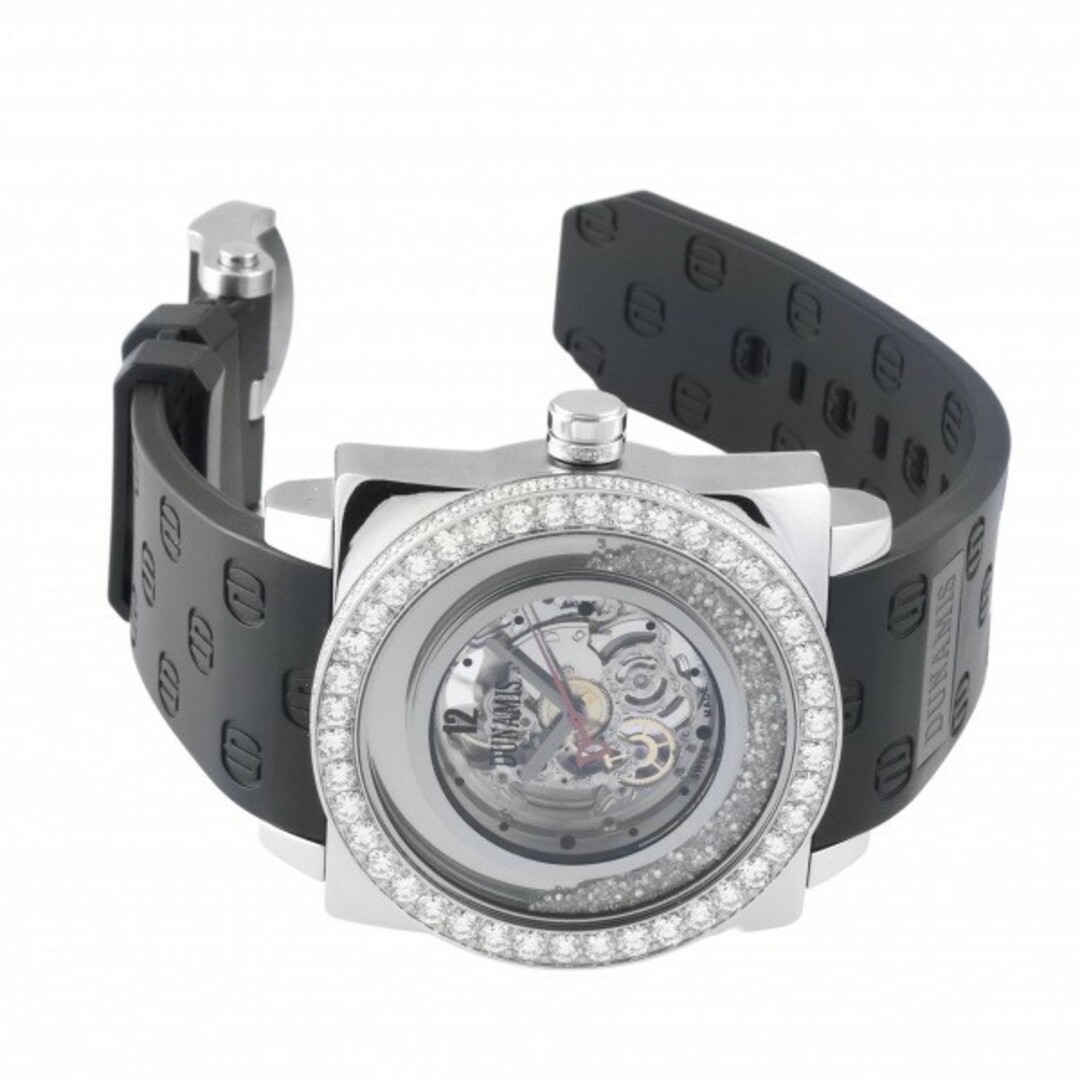デュナミス DUNAMIS ヒュブリス HU-S7 シルバー文字盤 中古 腕時計 メンズ メンズの時計(腕時計(アナログ))の商品写真