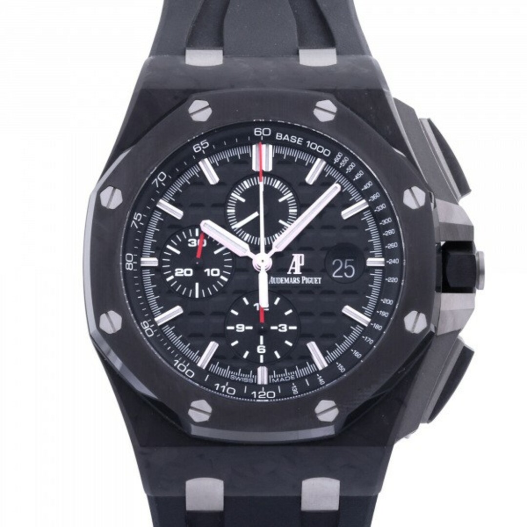 オーデマ・ピゲ AUDEMARS PIGUET ロイヤルオークオフショア クロノグラフ フォージドカーボン 26400AU.OO.A002CA.01 ブラック文字盤 中古 腕時計 メンズ メンズの時計(腕時計(アナログ))の商品写真