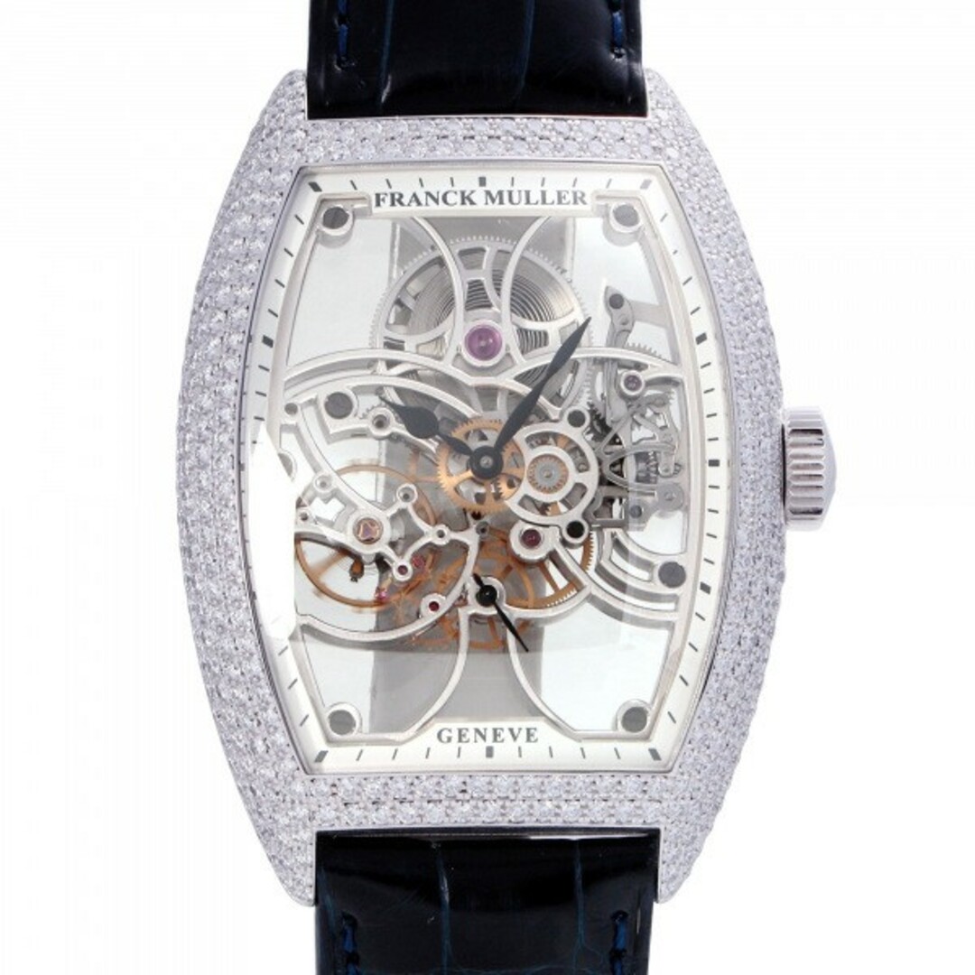 FRANCK MULLER(フランクミュラー)のフランク・ミュラー FRANCK MULLER トノウカーベックス 7デイズ パワーリザーブ スケルトン 8880BS6SQTD シルバー文字盤 中古 腕時計 メンズ メンズの時計(腕時計(アナログ))の商品写真