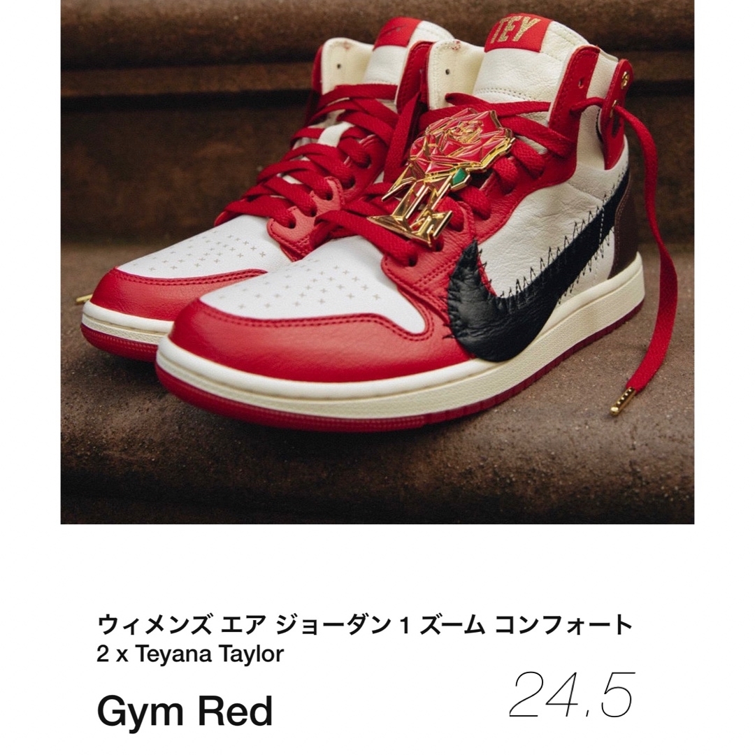 AIR JORDAN ズームコンフォート 2×テヤナテイラー スニーカー