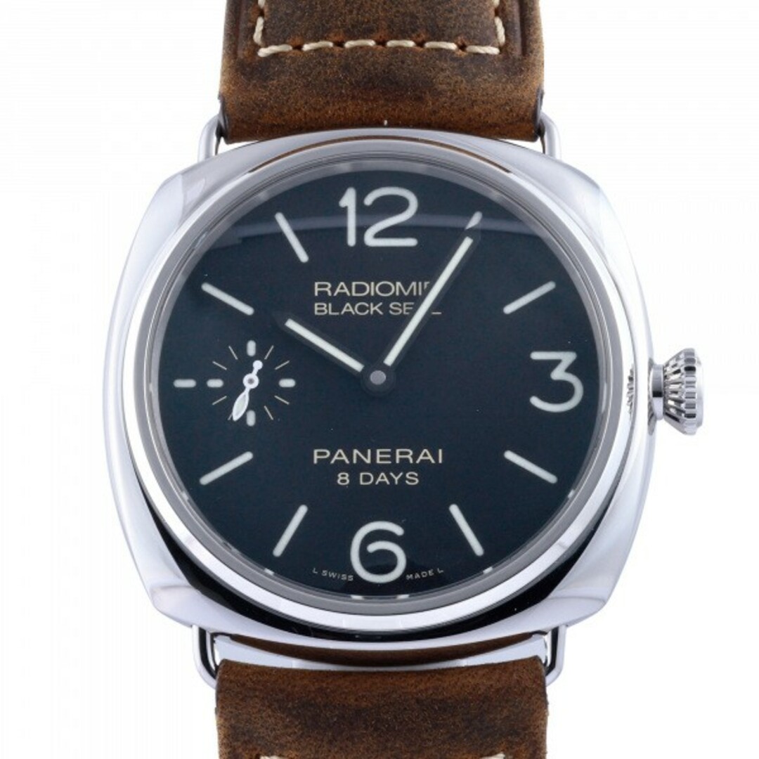 パネライ PANERAI ラジオミール ブラックシール 8デイズ アッチャイオ PAM00609 ブラック文字盤 中古 腕時計 メンズ