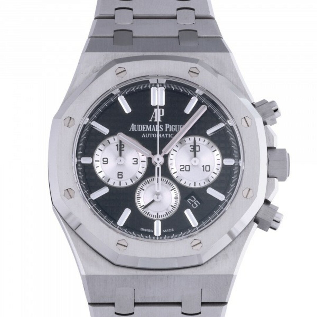 オーデマ・ピゲ AUDEMARS PIGUET ロイヤルオーク クロノグラフ 26331ST.OO.1220ST.02 ブラック/シルバー文字盤 中古 腕時計 メンズ メンズの時計(腕時計(アナログ))の商品写真