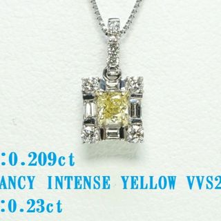 新品プラチナK18ダイヤネックレスD:0.20ct(FIY-VVS2)(ネックレス)