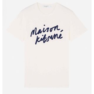 メゾンキツネ(MAISON KITSUNE')のメゾン キツネ ハンドライティングクラシックTシャツ(Tシャツ(半袖/袖なし))