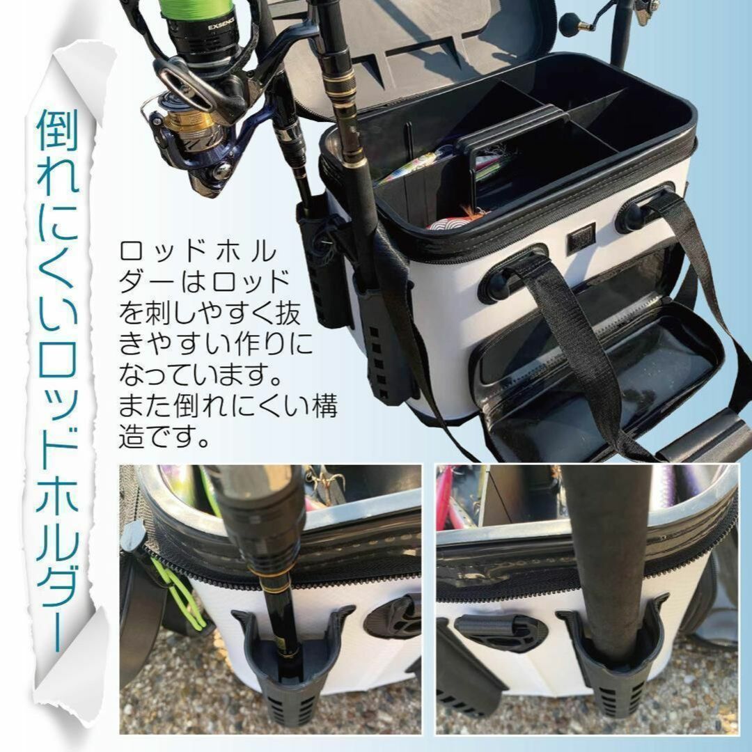 Neer バッカン 32L EVA タックルバッグ タックルボックス   黒　釣