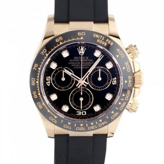 ロレックス ROLEX デイトナ 116518LNG ブラック文字盤 中古 腕時計 メンズ(腕時計(アナログ))