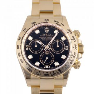 ロレックス ROLEX デイトナ 116508G ブラック文字盤 中古 腕時計 メンズ(腕時計(アナログ))