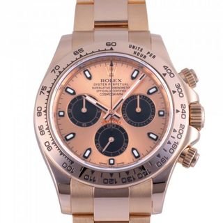 ロレックス ROLEX デイトナ 116505 ピンク/ブラック文字盤 中古 腕時計 メンズ(腕時計(アナログ))