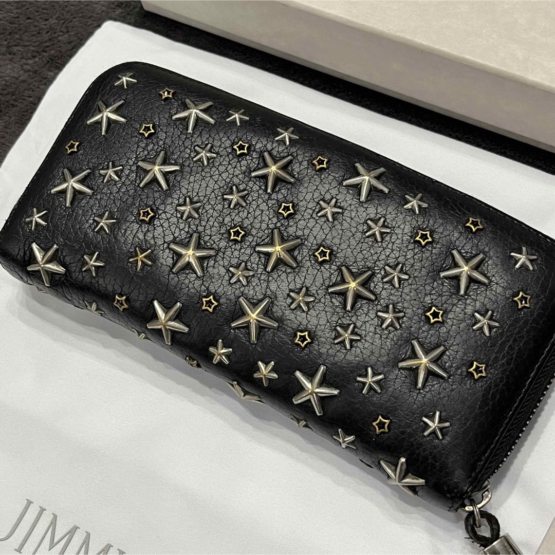 ジミーチュウ カーナビー スターエンボス 長財布□05oh11909664