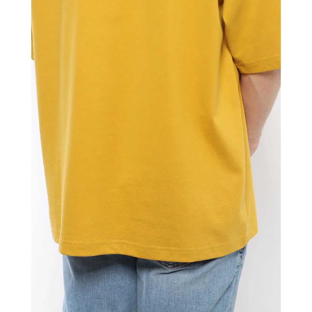 coen(コーエン)の【coen/コーエン】C.A.W ワッペンTシャツ・Lサイズ・マスタード系 メンズのトップス(Tシャツ/カットソー(半袖/袖なし))の商品写真