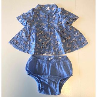 babygap シャツワンピ　70(シャツ/カットソー)