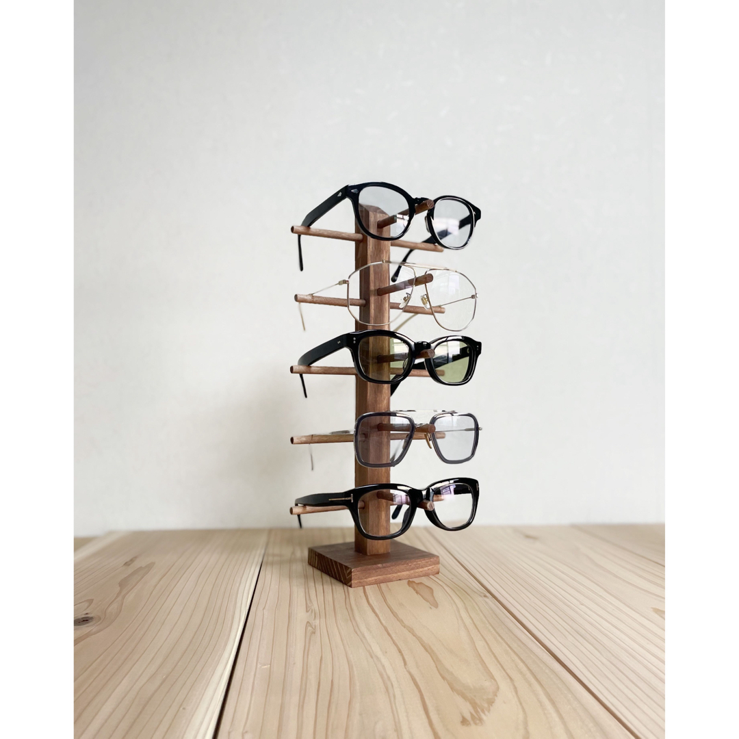 5段  メガネスタンド サングラススタンド スタンド メンズのファッション小物(サングラス/メガネ)の商品写真