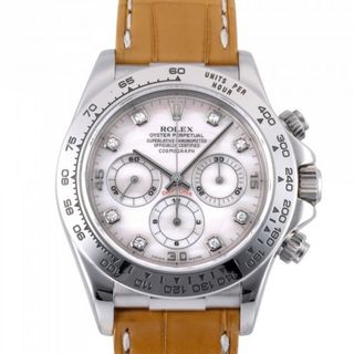 ロレックス ROLEX デイトナ 16519NG ホワイト文字盤 中古 腕時計 メンズ(腕時計(アナログ))