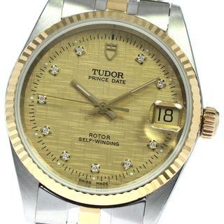 チュードル(Tudor)の訳あり チュードル TUDOR 72033 プリンスデイト YGコンビ 自動巻き ボーイズ _753512【ev15】(腕時計(アナログ))