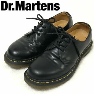 ドクターマーチン(Dr.Martens)のドクターマーチン　革靴　ブラック　UK5　レザー　美品　イエローステッチ(その他)