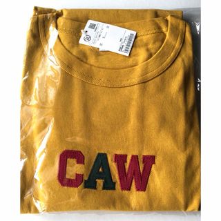 コーエン(coen)の【coen/コーエン】C.A.W ワッペンTシャツ・XLサイズ・マスタード系(Tシャツ/カットソー(半袖/袖なし))