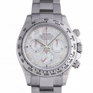 ロレックス ROLEX デイトナ メテオライト 116509 シルバー文字盤 中古 腕時計 メンズ(腕時計(アナログ))