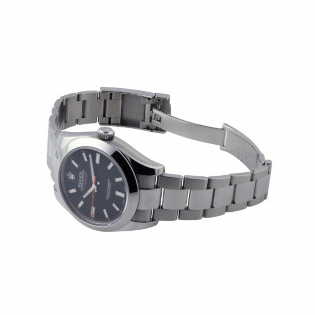 ロレックス ROLEX ミルガウス 116400 ブラック文字盤 中古 腕時計 メンズ メンズの時計(腕時計(アナログ))の商品写真