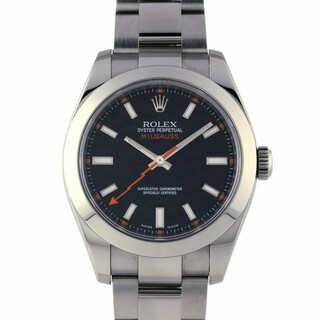 ロレックス ROLEX ミルガウス 116400 ブラック文字盤 中古 腕時計 メンズ(腕時計(アナログ))