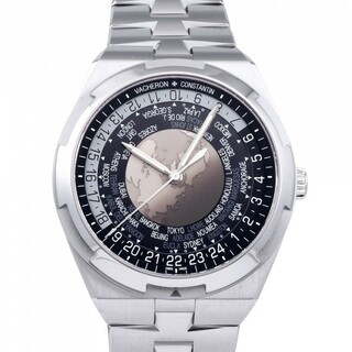 ヴァシュロン・コンスタンタン VACHERON CONSTANTIN オーヴァーシーズ ワールドタイム 7700V/110A-B172 ブルー文字盤 中古 腕時計 メンズ(腕時計(アナログ))