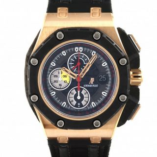 オーデマ・ピゲ AUDEMARS PIGUET ロイヤルオークオフショア グランプリ クロノグラフ 世界650本限定 26290RO.OO.A001VE.01 ブラック文字盤 中古 腕時計 メンズ(腕時計(アナログ))