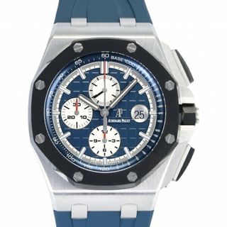 オーデマピゲ(AUDEMARS PIGUET)のオーデマ・ピゲ AUDEMARS PIGUET ロイヤルオーク オフショア クロノグラフ 26401PO.OO.A018CR.01 ブルー/シルバー文字盤 中古 腕時計 メンズ(腕時計(アナログ))