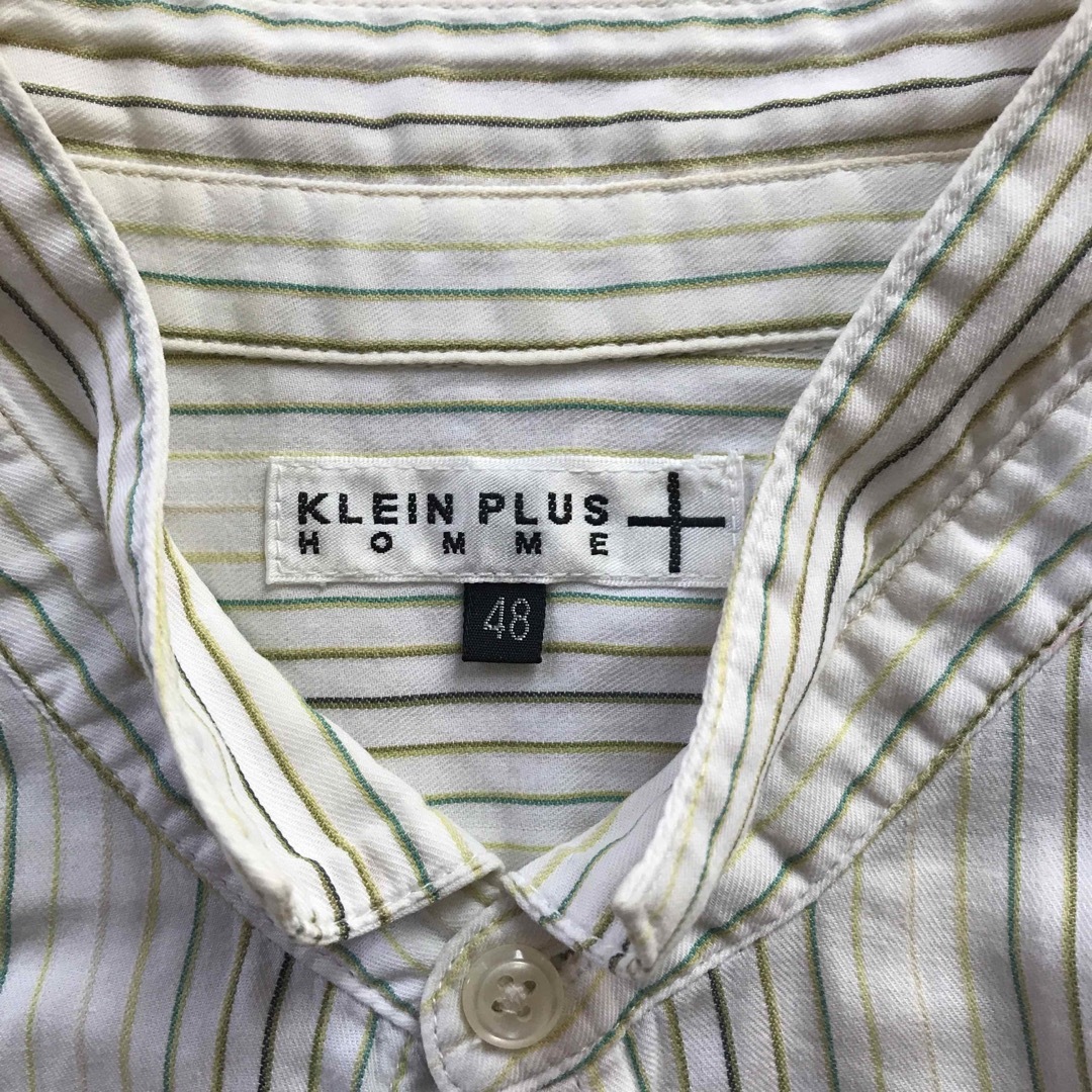 MK MICHEL KLEIN(エムケーミッシェルクラン)のミッシェルクラン、長袖シャツ、ストライプ、L メンズのトップス(シャツ)の商品写真