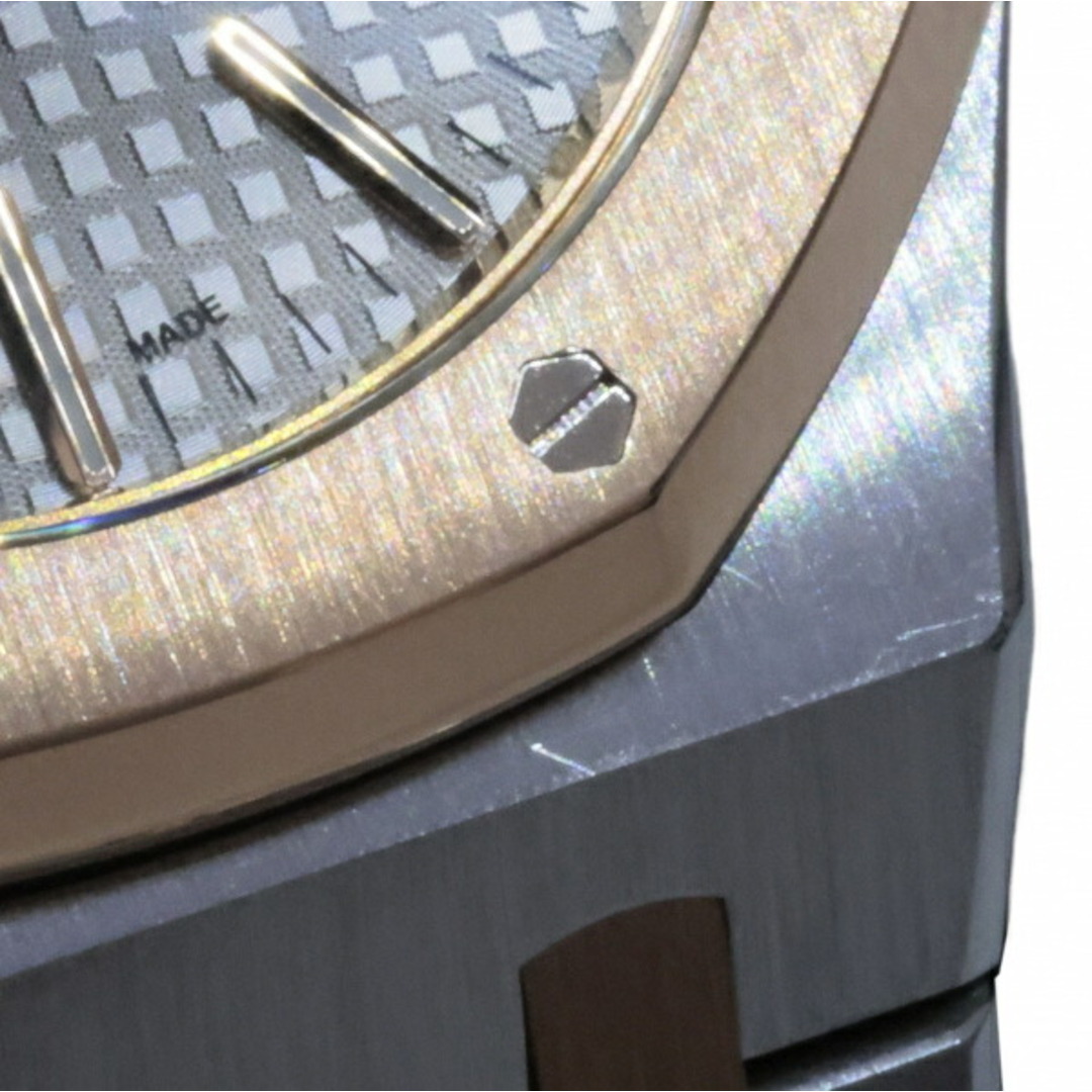 AUDEMARS PIGUET(オーデマピゲ)のオーデマ・ピゲ AUDEMARS PIGUET ロイヤルオーク 15400SR.OO.1220SR.01 シルバー文字盤 中古 腕時計 メンズ メンズの時計(腕時計(アナログ))の商品写真