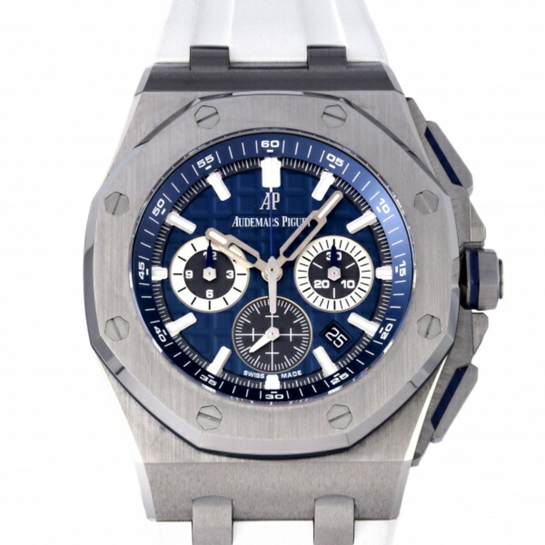 オーデマ・ピゲ AUDEMARS PIGUET ロイヤルオーク オフショア クロノグラフ 26480TI.OO.A027CA.01 ブルー/グレー文字盤 中古 腕時計 メンズ メンズの時計(腕時計(アナログ))の商品写真