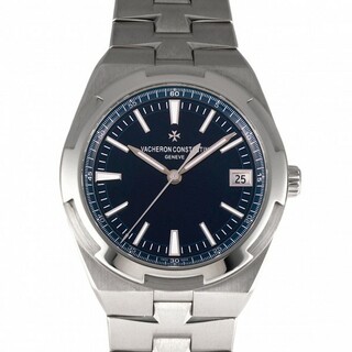 ヴァシュロン・コンスタンタン VACHERON CONSTANTIN オーヴァーシーズ 4500V/110A-B128 ブルー文字盤 中古 腕時計 メンズ(腕時計(アナログ))