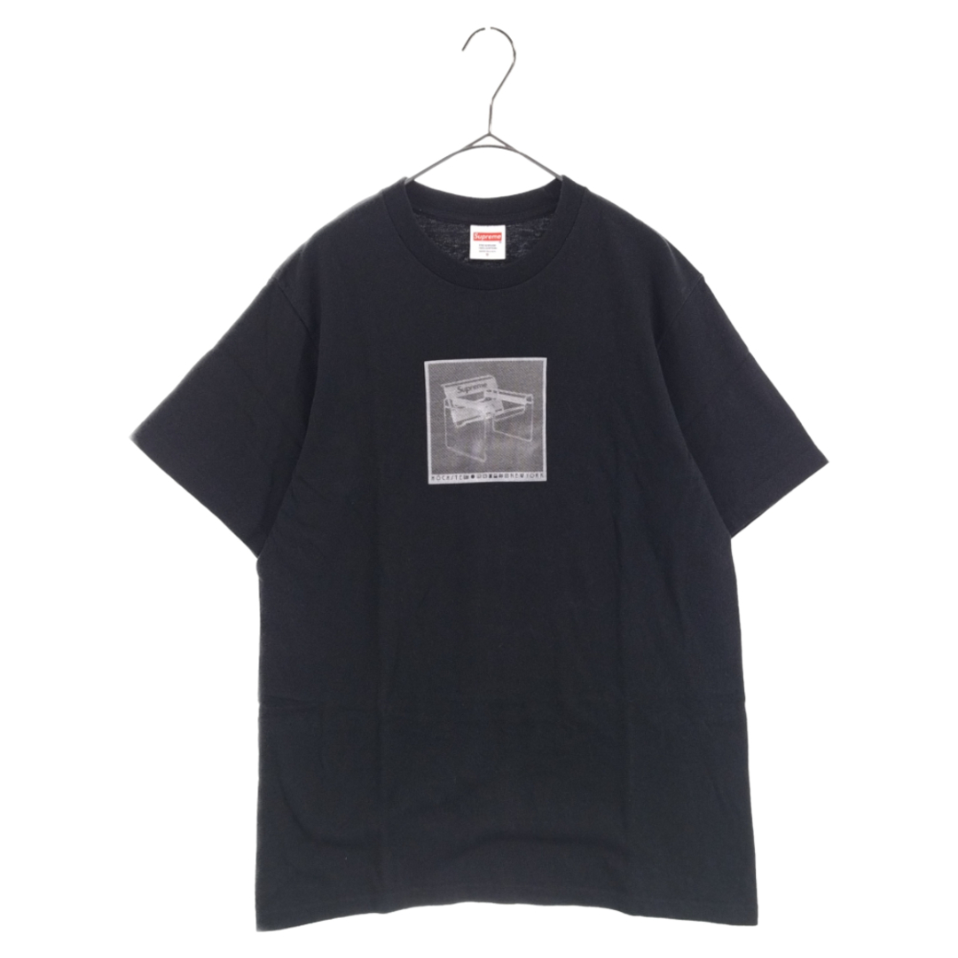 SUPREME シュプリーム 18SS Chair Tee チェアープリント コットン半袖Tシャツ カットソー ブラック