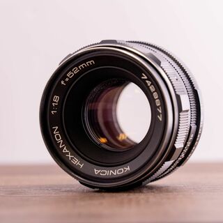 コニカミノルタ(KONICA MINOLTA)のKONICA HEXANON AR 52mm F1.8(レンズ(単焦点))