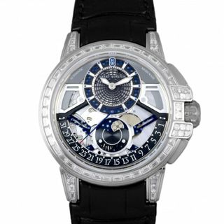 ハリー・ウィンストン HARRY WINSTON オーシャン ムーンフェイズ オートマティック 42 世界限定20本 OCEAMP42WW001 グレー/ブラック文字盤 中古 腕時計 メンズ(腕時計(アナログ))