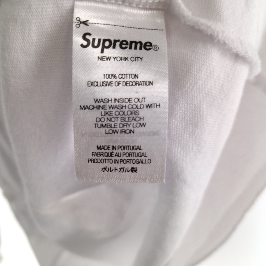 Supreme(シュプリーム)のSUPREME シュプリーム 22SS Small Box Logo L/S スモールボックスロゴ クルーネック長袖Tシャツ ホワイト/レッド メンズのトップス(Tシャツ/カットソー(七分/長袖))の商品写真