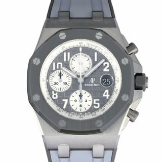 オーデマ・ピゲ AUDEMARS PIGUET ロイヤルオーク オフショア クロノグラフ 26470IO.OO.A006CA.01 グレー/シルバー文字盤 中古 腕時計 メンズ(腕時計(アナログ))