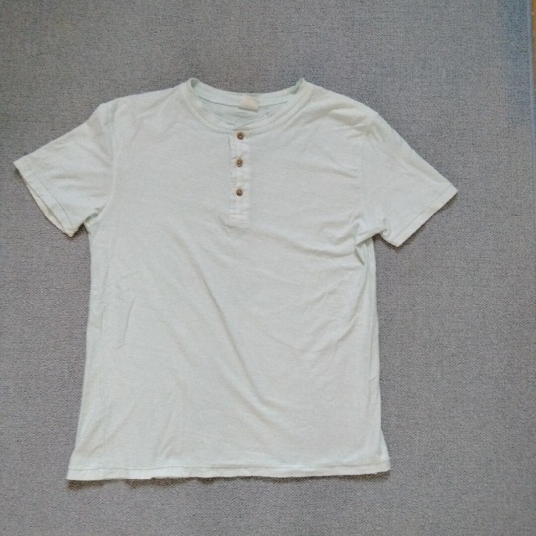 ZARA(ザラ)のサイズ150 ZARA　薄いグリーンの半袖 キッズ/ベビー/マタニティのキッズ服男の子用(90cm~)(Tシャツ/カットソー)の商品写真