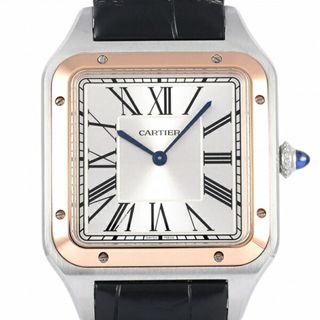 カルティエ Cartier サントス W2SA0017 シルバーローマ文字盤 中古 腕時計 メンズ(腕時計(アナログ))